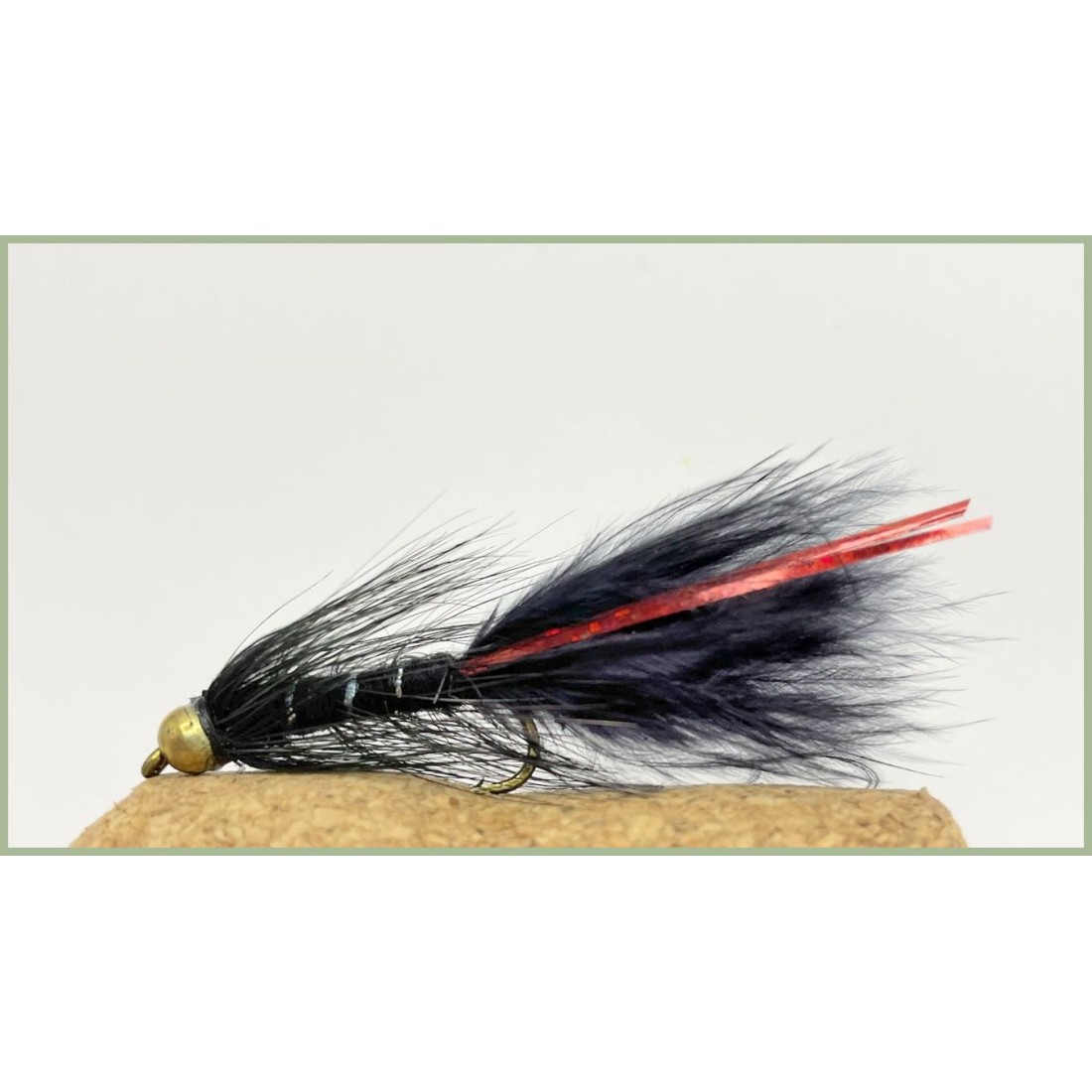 Troutflies UK Flash Damsel Trout Flies – 3-Pack, Gold Head, Red/Blue Flash, Size 10, Freshwater